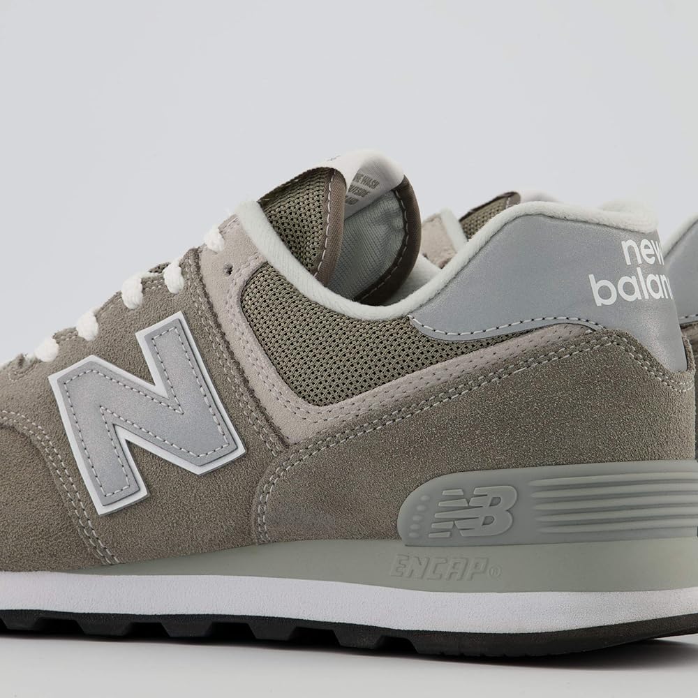 Buy New Balance Men's Iconic 574 Sneaker, Grey, 8 2E US at